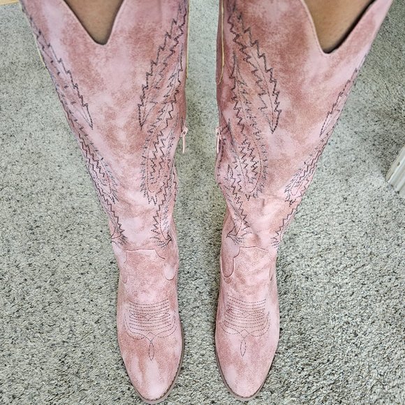 Shoes - Pink Cowgirl Boots